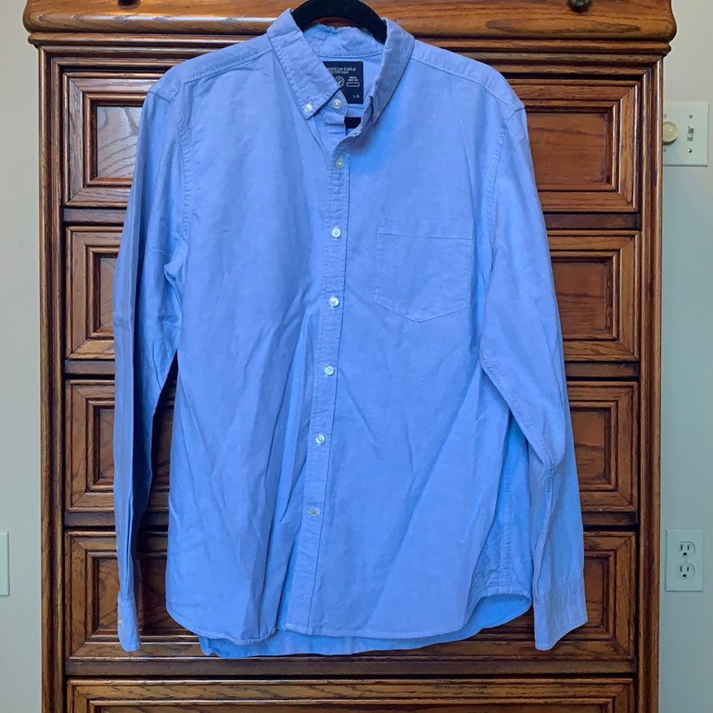 American Eagle Outfitters Slim Fit Button Down Dress Shirt